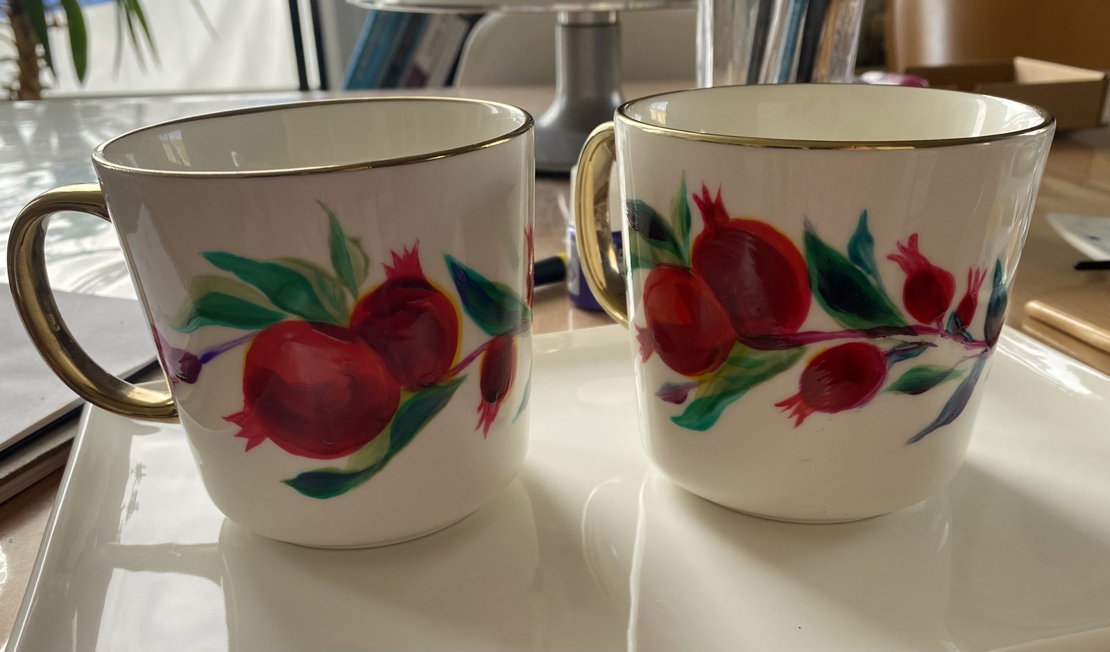 Pomegranate Mugs