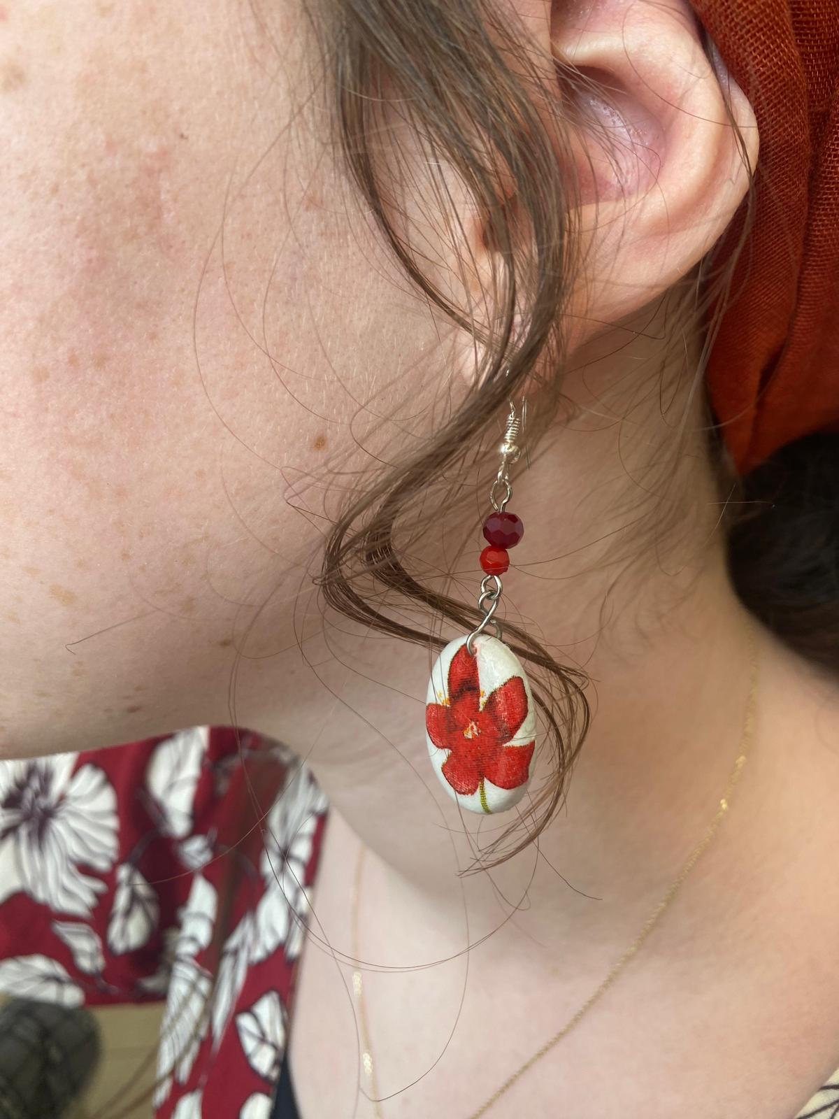 Ceramic earring
